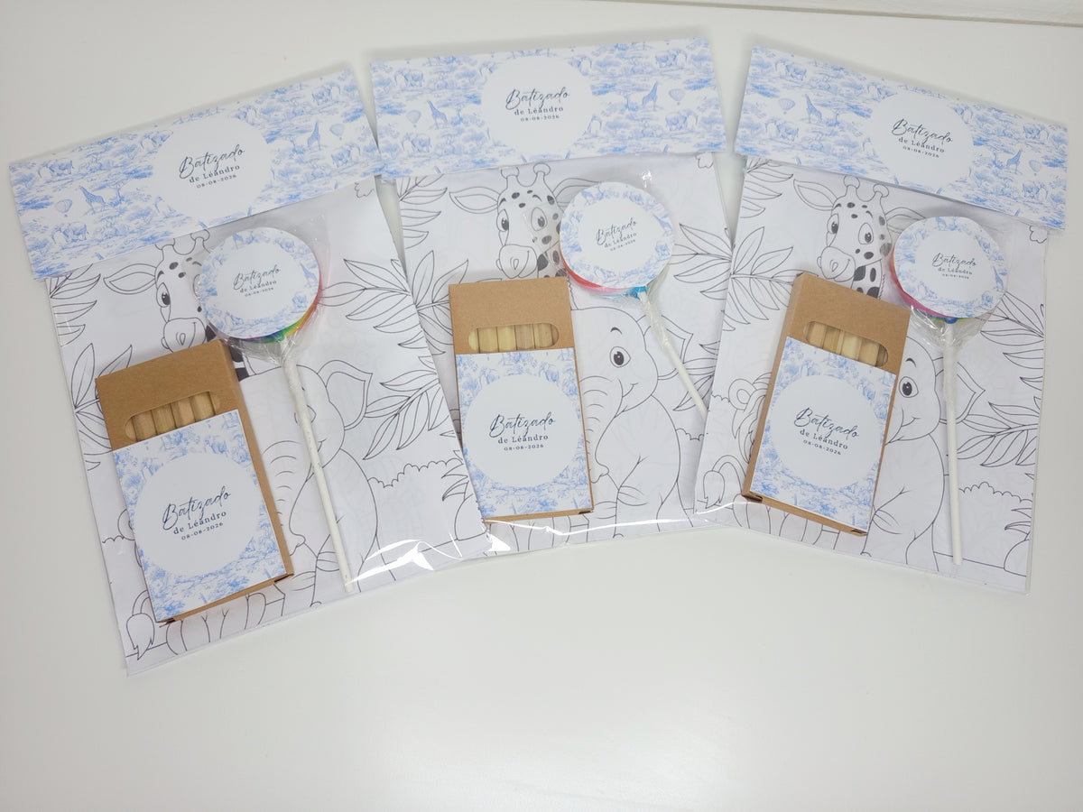 Kit coloriages avec confiserie (x2)