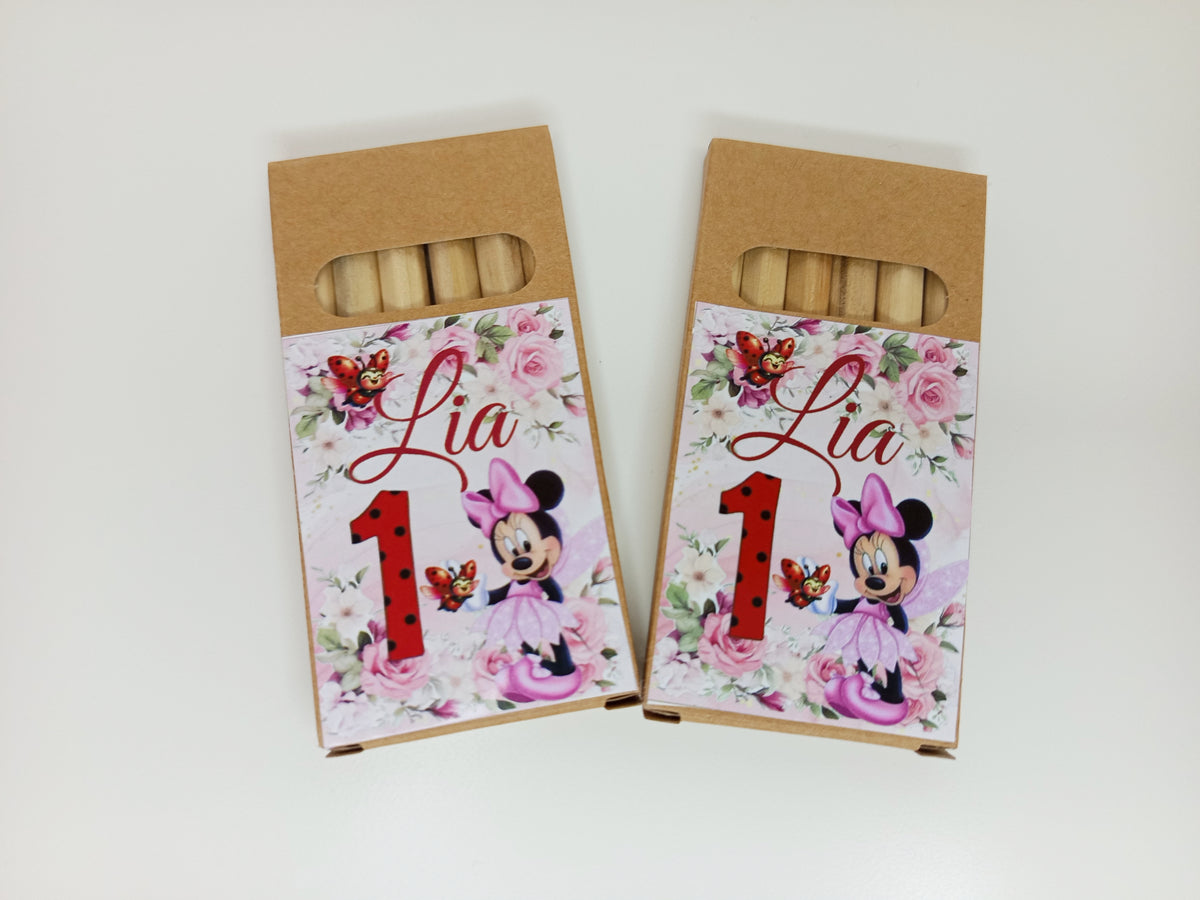 Mini boite de crayon de couleurs (x2)