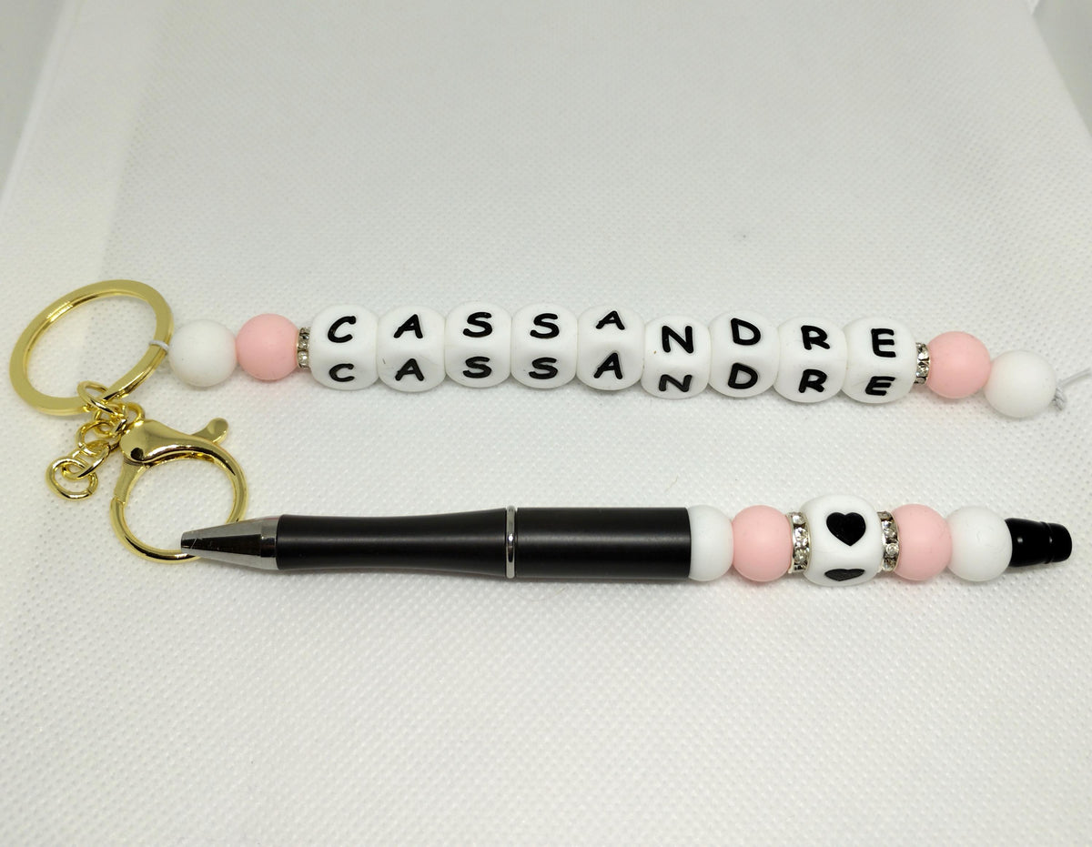 Kit Porte-clé + Stylo Personnalisé