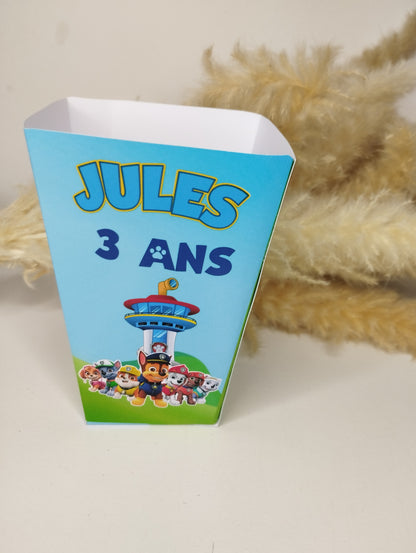 Pot à popcorn personnalisée