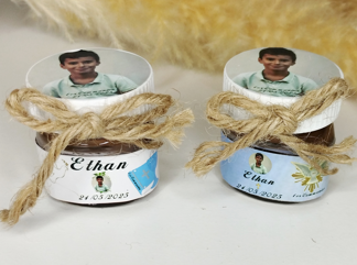 Mini pot de Nutella personnalisé (x2)