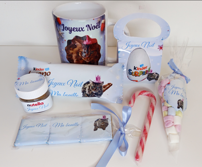 Mug gourmand de Noël personnalisée