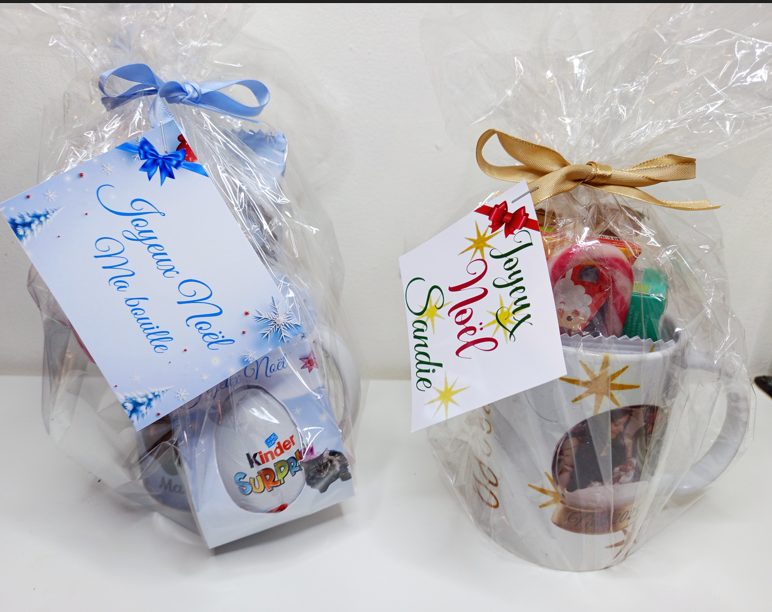 Mug gourmand de Noël personnalisée