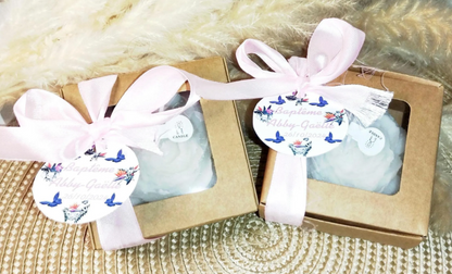 Bougie en forme de fleur  personnalisée