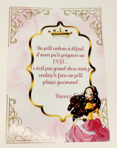 Carte d'anniversaire personnalisées (x4)