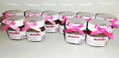 Mini pot de Nutella personnalisé (x2)