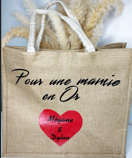 Sac en lin 100% personnalisée
