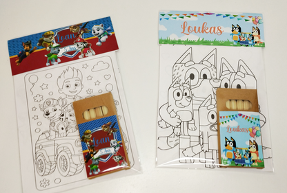 Petit kit coloriage et crayon de couleur
