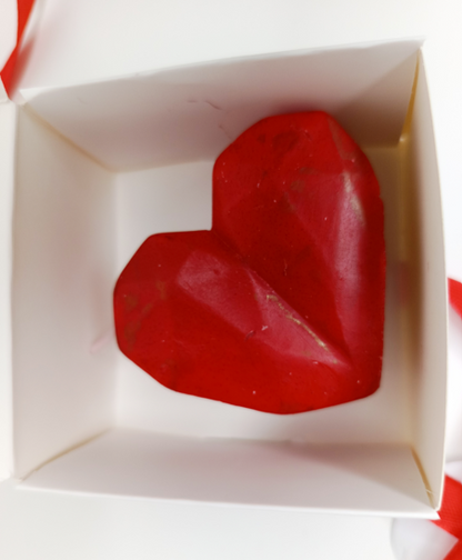 Bougie en forme de coeur