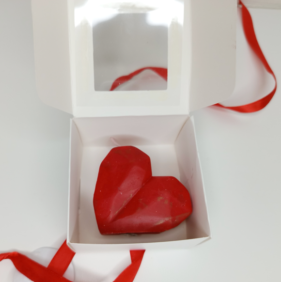 Bougie en forme de coeur