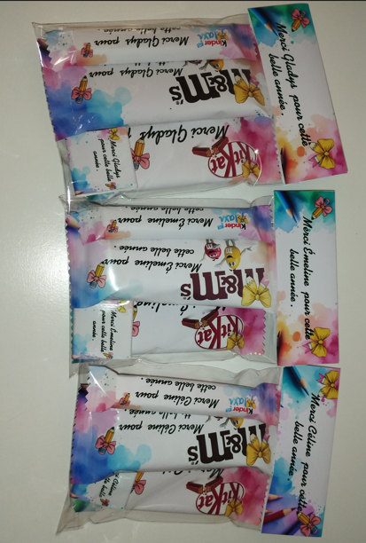 Sachet remplie de gourmandises  pour maître, maitresse- Cadeaux fin d'année personnalisée, cadeaux fin d'année école, coffret cadeaux
