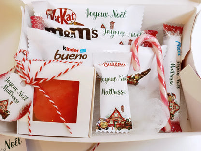 Coffret gourmand maîtresse, maître, ATSEM, nounou...
