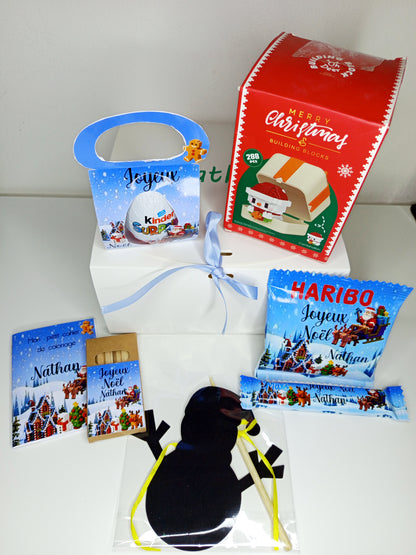 Coffret enfant personnalisé noël