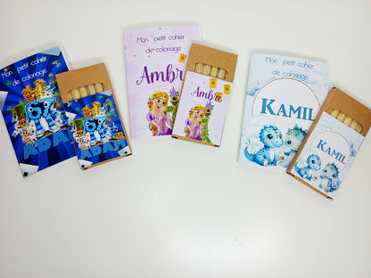 Mini cahier de coloriage (x2)