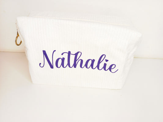 Trousse de toilette en velours