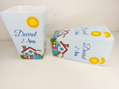Pot à popcorn personnalisée