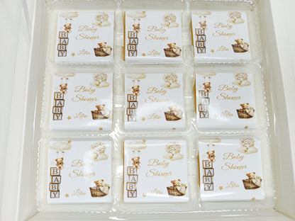 Boîte de 9 chocolats personnalisés