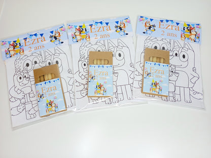 Petit kit coloriage et crayon de couleur
