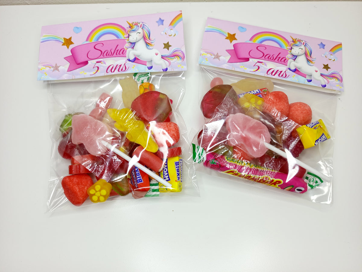 Sachet de bonbon personnalisé (x2)