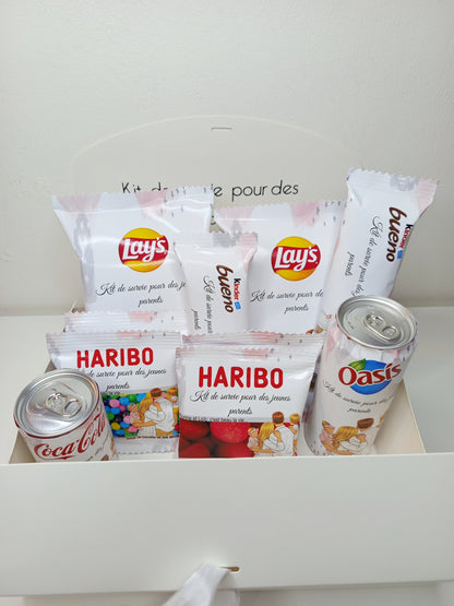 Coffret gourmand kit de survie
