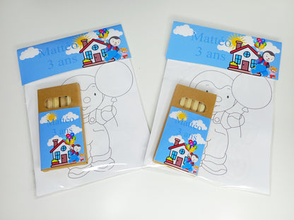 Petit kit coloriage et crayon de couleur