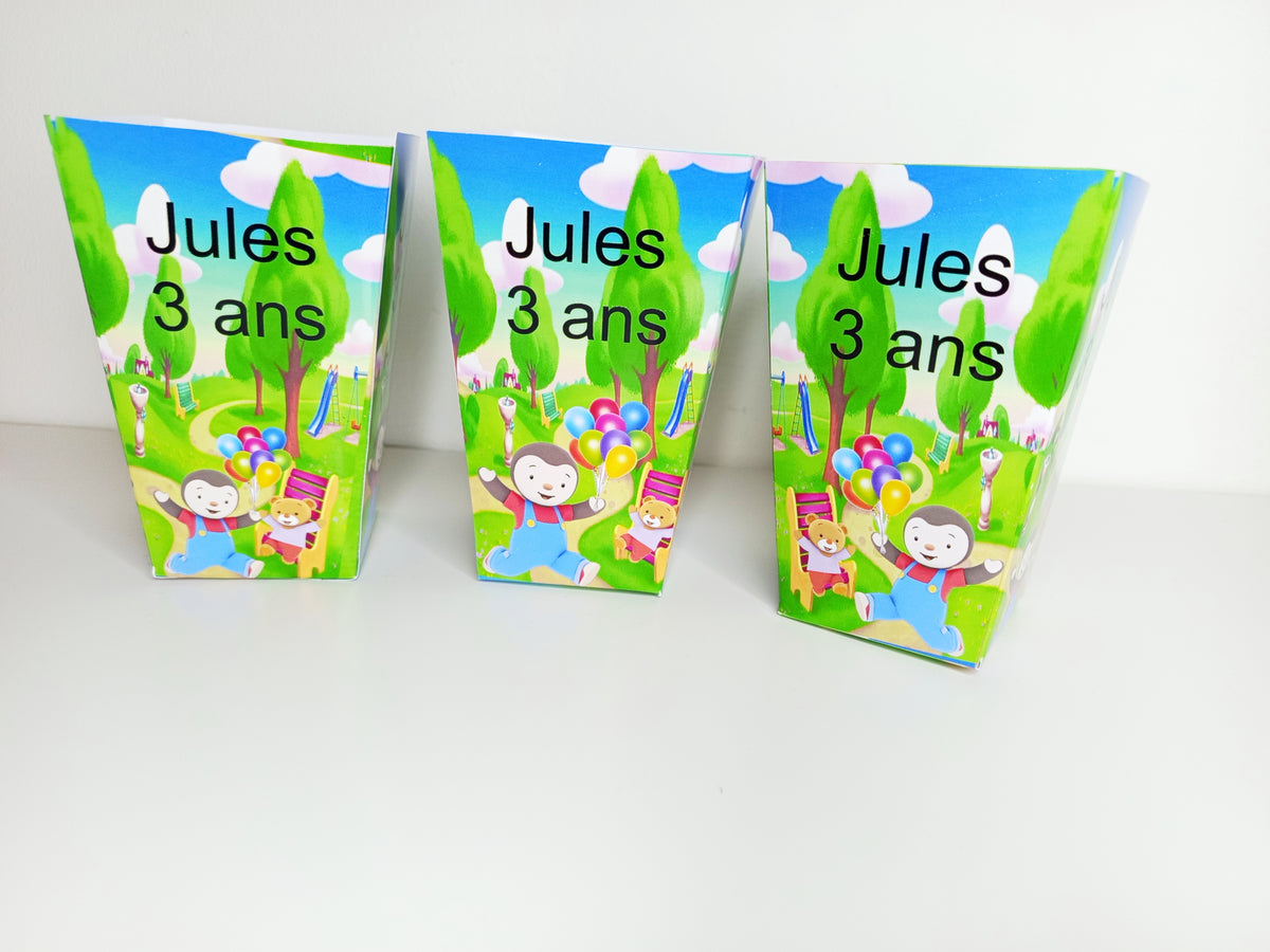 Pot à popcorn personnalisée