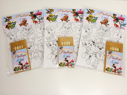 Petit kit coloriage et crayon de couleur