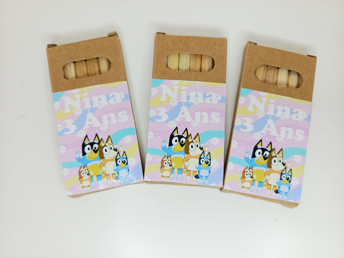 Mini boite de crayon de couleurs (x2)