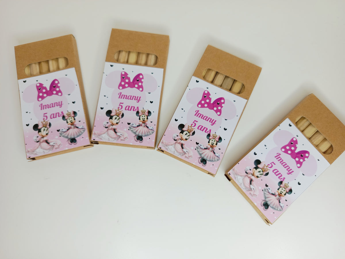 Mini boite de crayon de couleurs (x2)