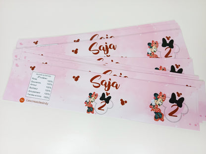 Etiquette petite bouteille (x3)