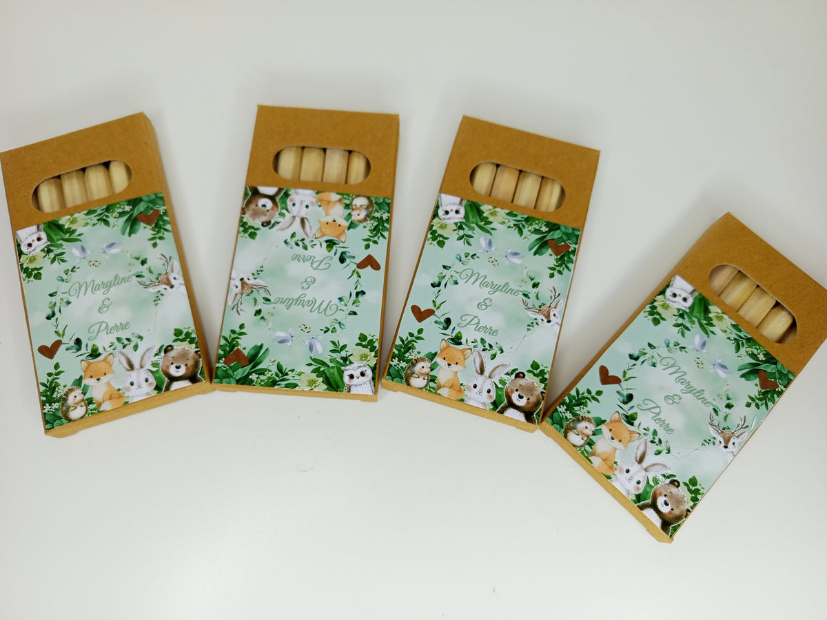 Mini boite de crayon de couleurs (x2)