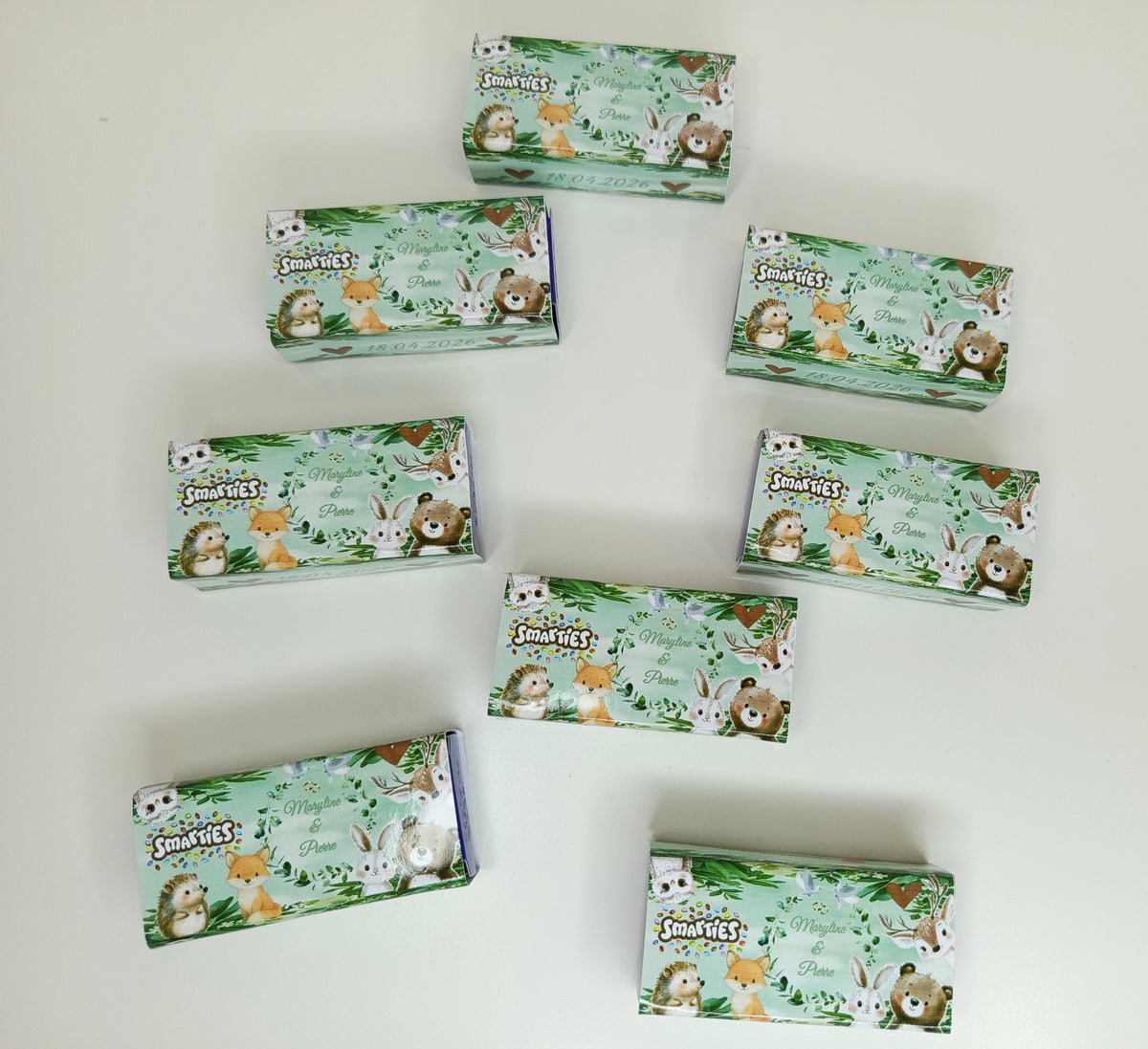 Mini Boîte à  Smarties personnalisé (x2)