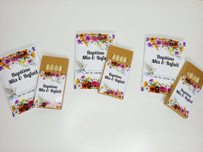Mini boite de crayon de couleurs (x2)