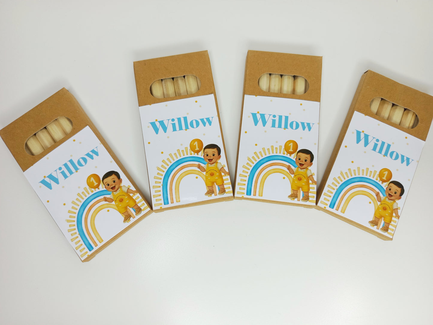 Mini boite de crayon de couleurs (x2)