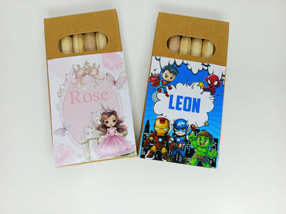 Mini boite de crayon de couleurs (x2)