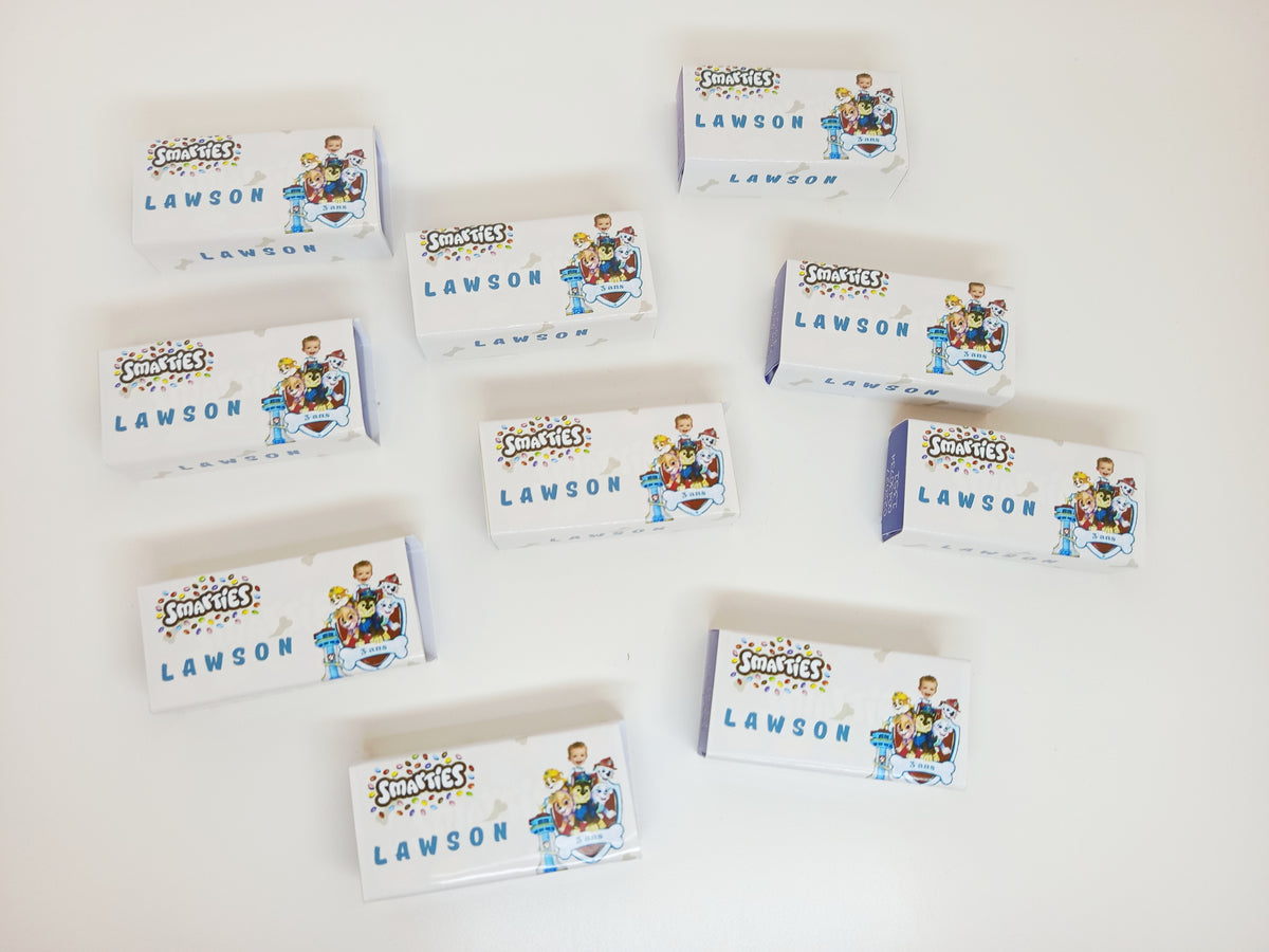 Mini Boîte à  Smarties personnalisé (x2)