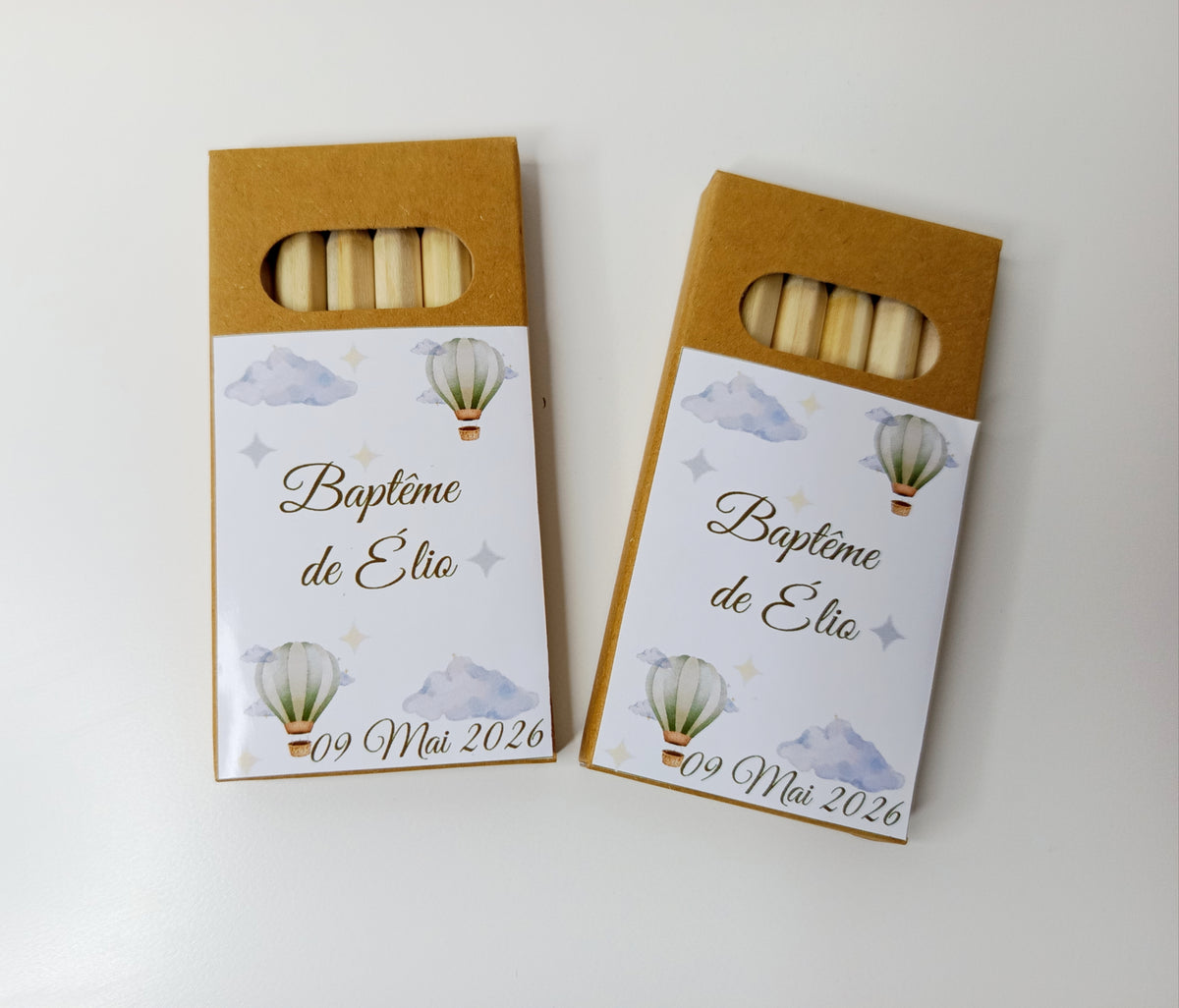 Mini boite de crayon de couleurs (x2)