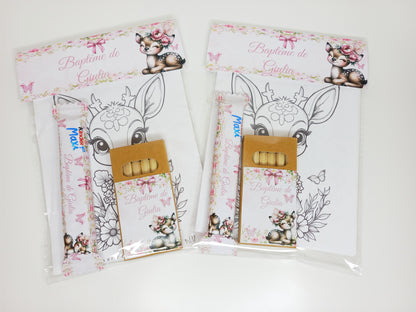 Petit kit coloriage et crayon de couleur avec confiserie