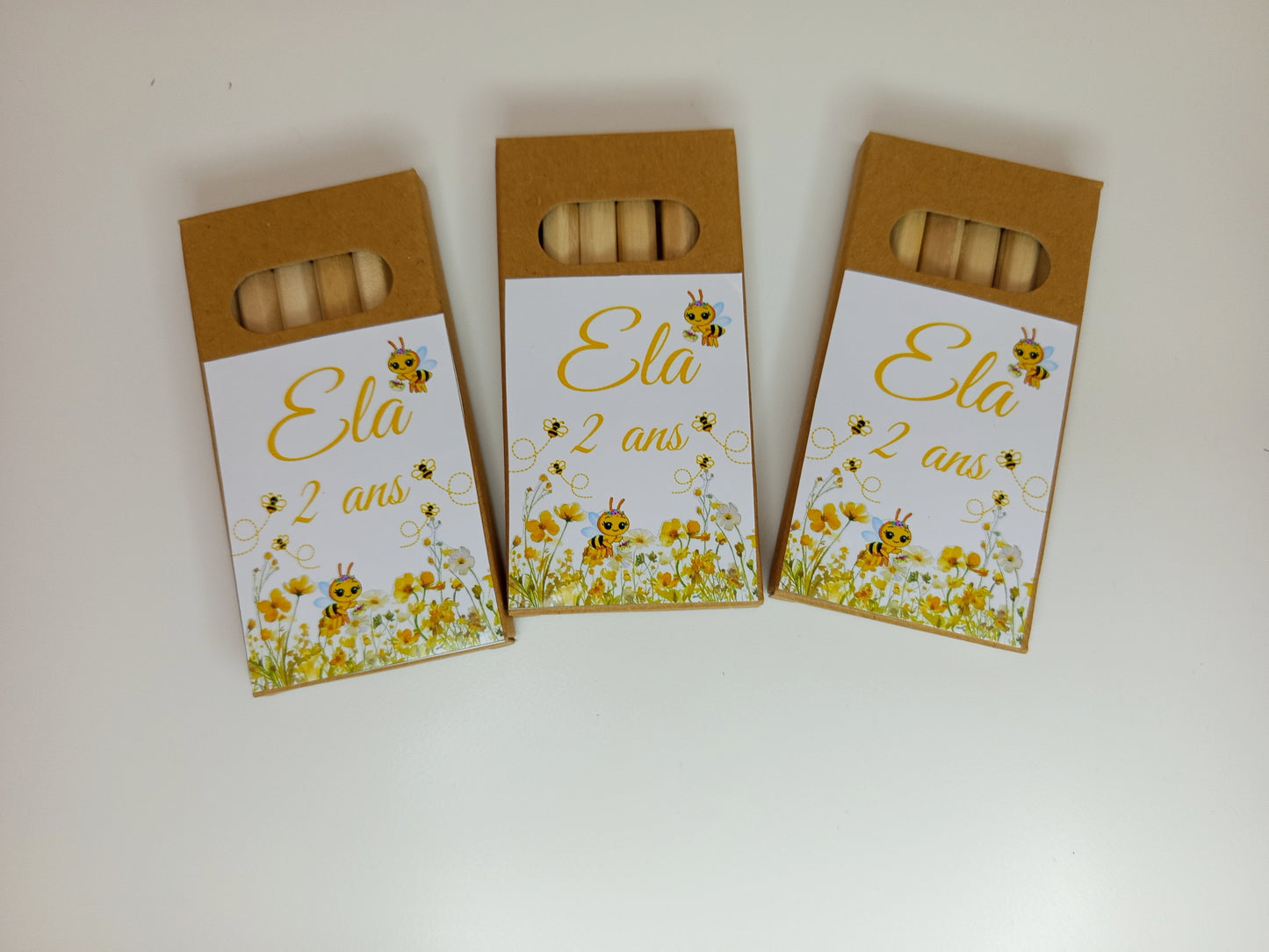 Mini boite de crayon de couleurs (x2)