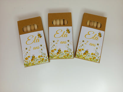 Mini boite de crayon de couleurs (x2)