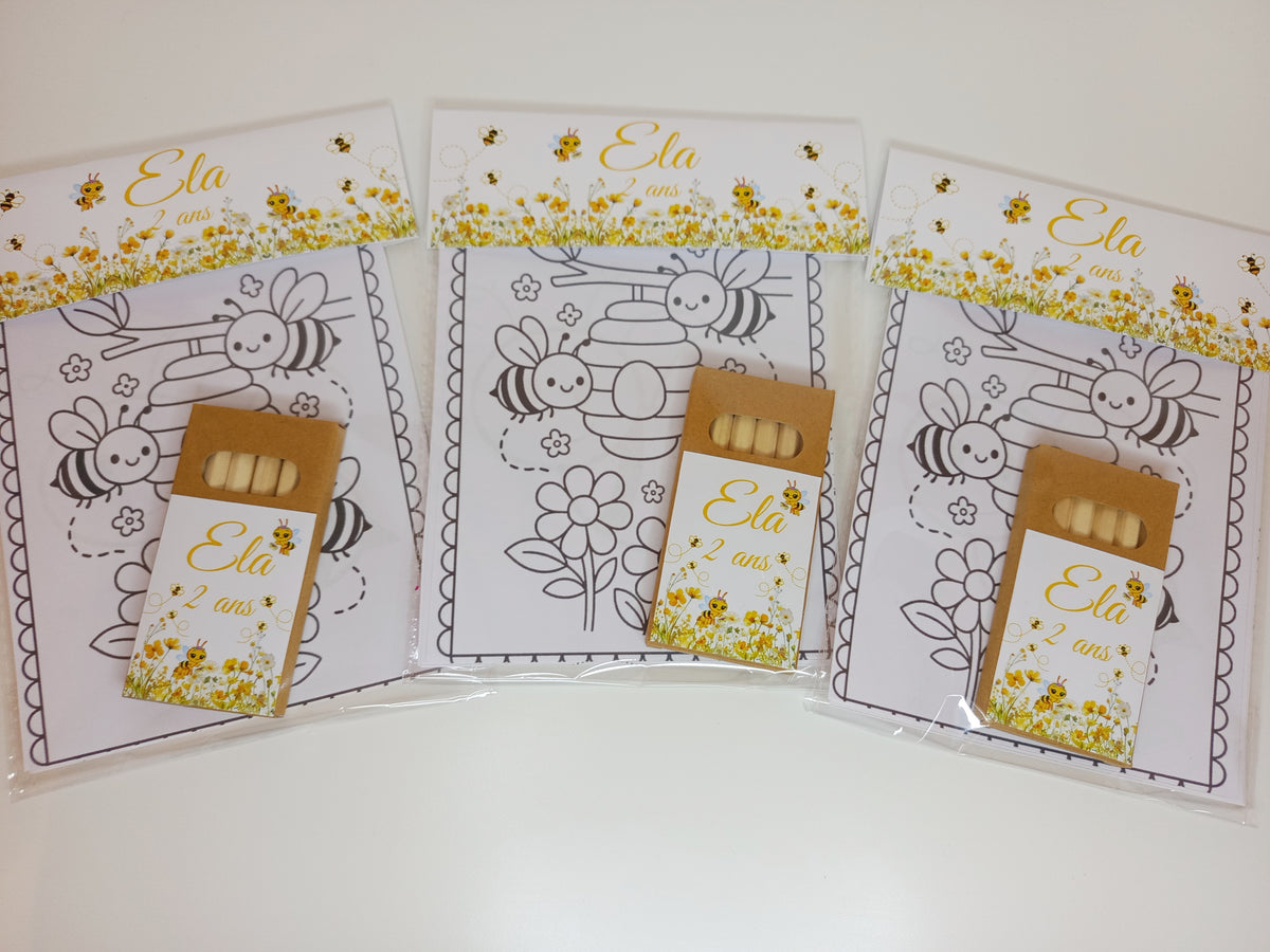 Petit kit coloriage et crayon de couleur