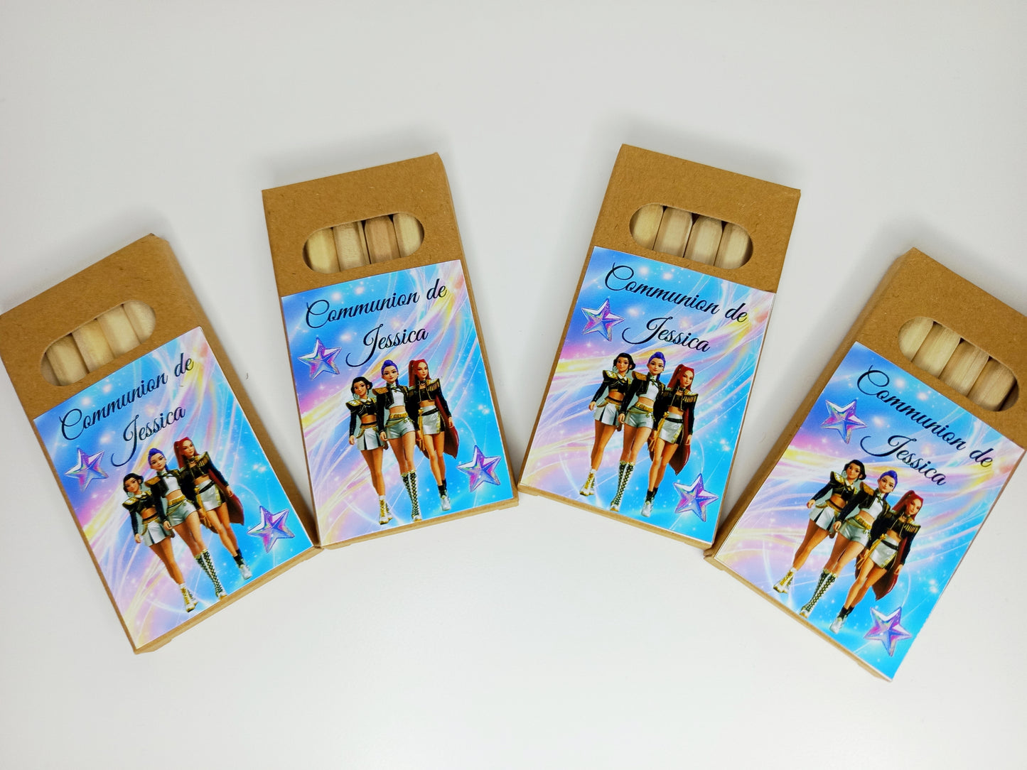 Mini boite de crayon de couleurs (x2)