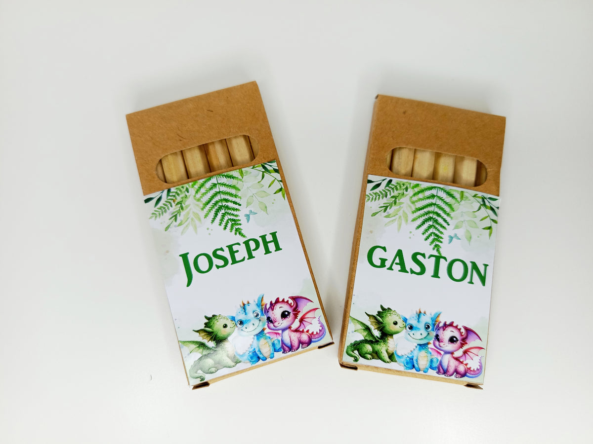 Mini boite de crayon de couleurs (x2)