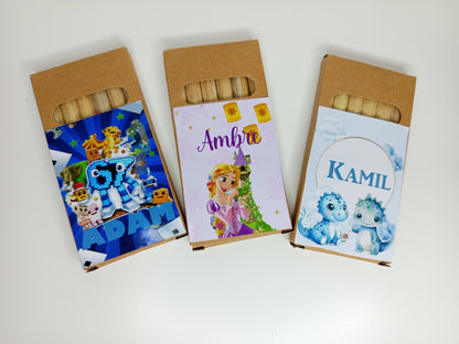 Mini boite de crayon de couleurs (x2)
