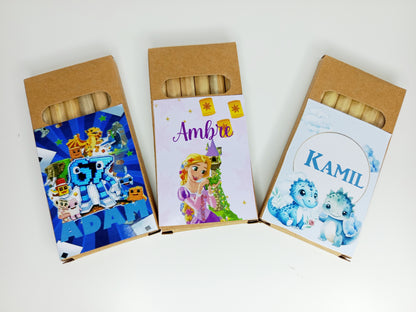 Mini boite de crayon de couleurs (x2)