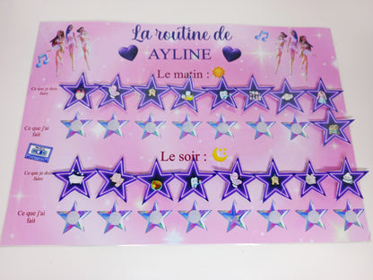 Planche routine A4