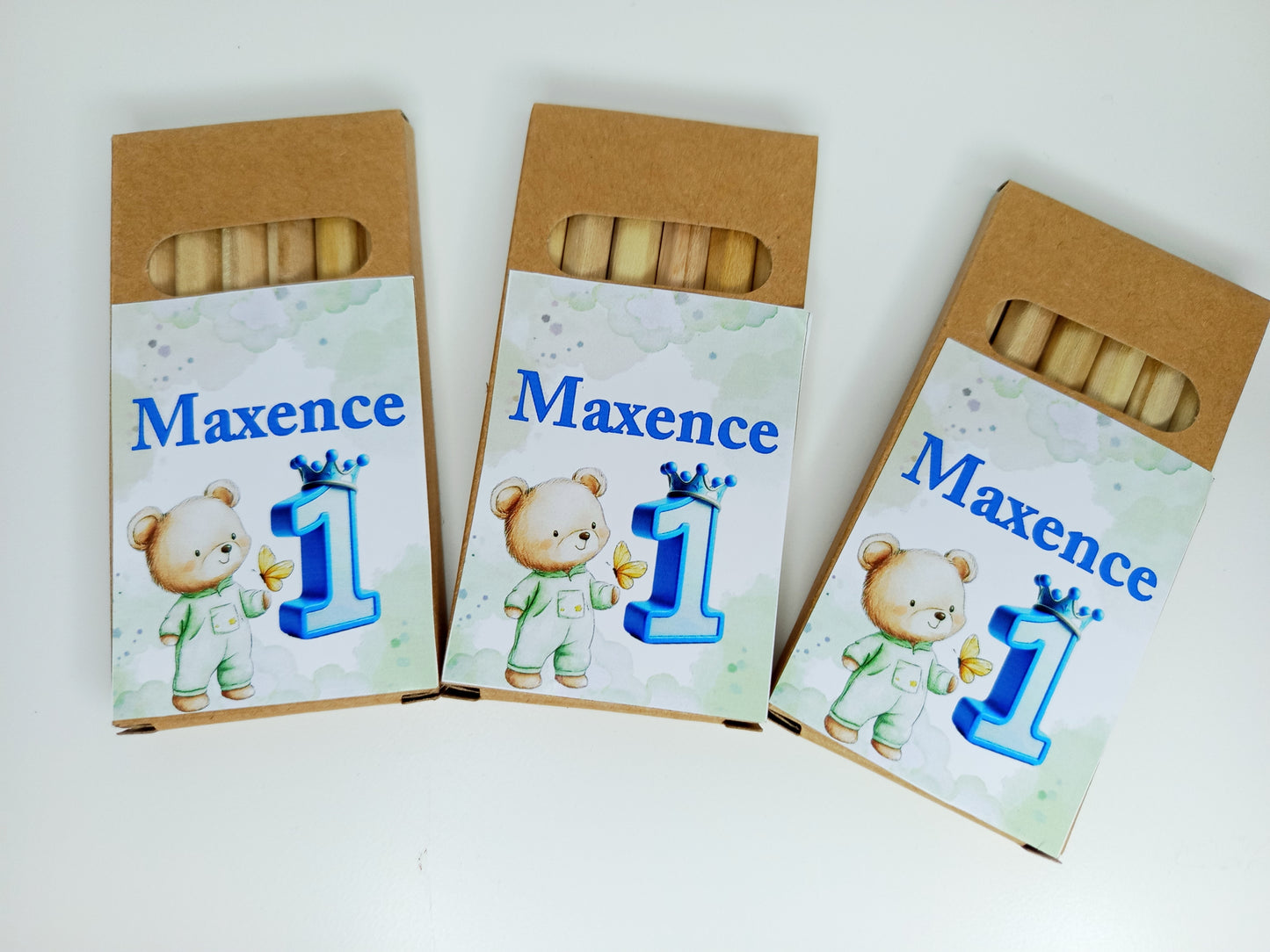 Mini boite de crayon de couleurs (x2)