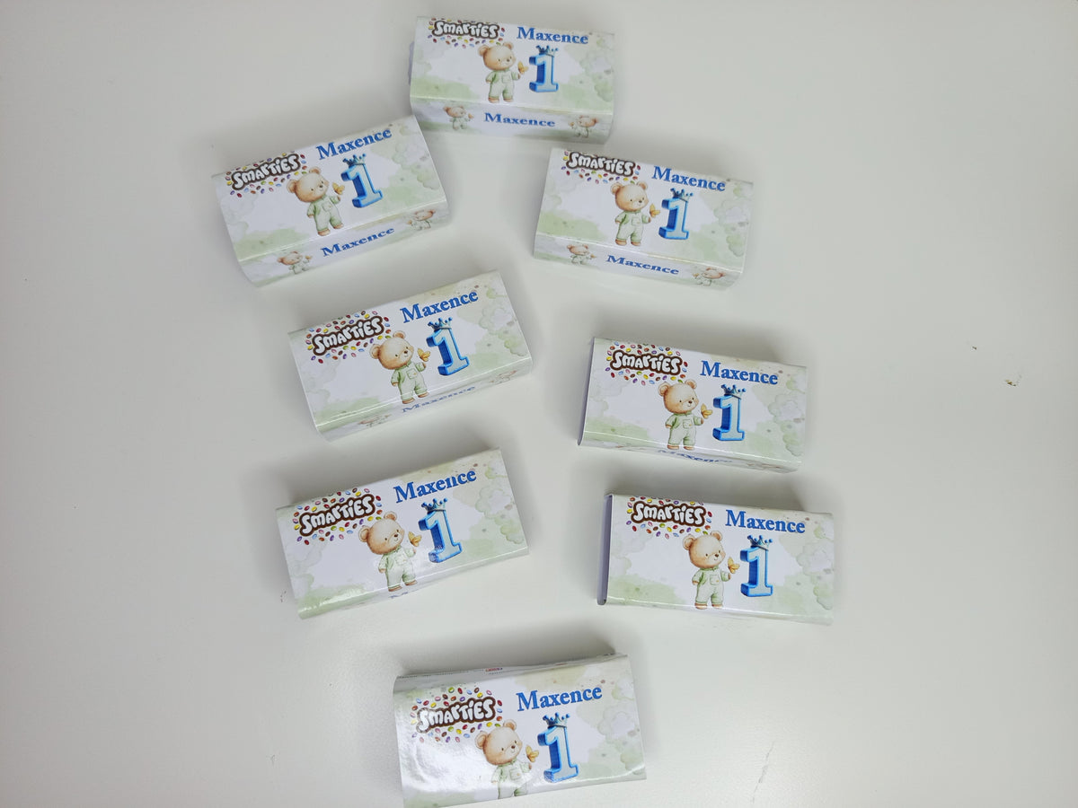 Mini Boîte à  Smarties personnalisé (x2)