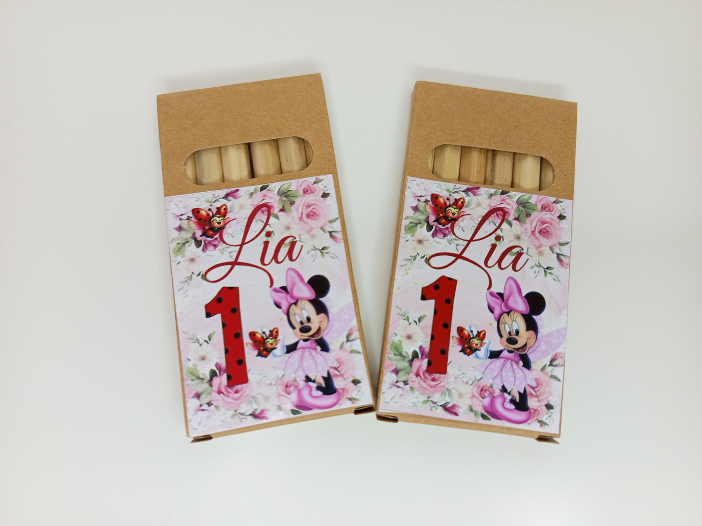 Mini boite de crayon de couleurs (x2)