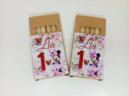 Mini boite de crayon de couleurs (x2)